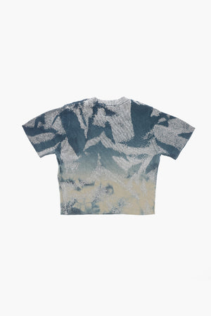 Top Crop KMILEENSS a Costine in Effetto Metallizzato