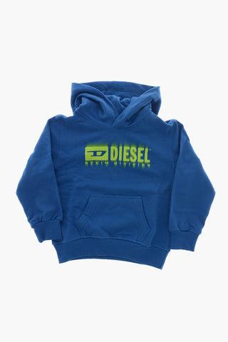 Hoodie aus Baumwolle SGINNHOODL5 mit verblasstem Logo