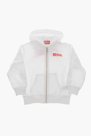 Cotton Sweatshirt SVOUGZIP with Side Logo