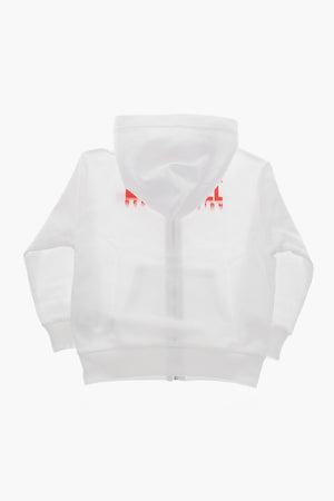 Cotton Sweatshirt SVOUGZIP with Side Logo