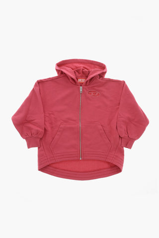 Felpa Hoodie SFPERU A Tinta Unita con Monogram Cut Out