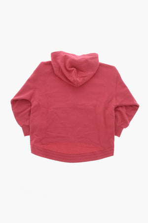 Felpa Hoodie SFPERU A Tinta Unita con Monogram Cut Out