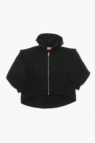 Einfarbiger Hoodie SFPERU A mit Monogramm-Cut-out