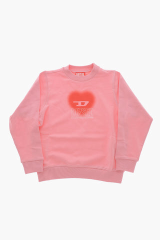 Rundhals-Sweatshirt SCACUORE aus Baumwolle mit Logo