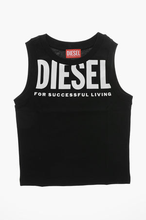 Cotton Tank Top MTGIUL with Maxi Front Logo