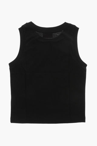 Tank Top MTGIUL in Cotone con Maxi Logo Frontale