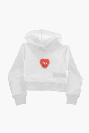 Felpa Girocollo SCACUORE in Cotone con Logo