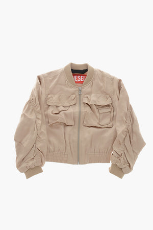 새틴 유틸리티 봄버 JGKHLOWS