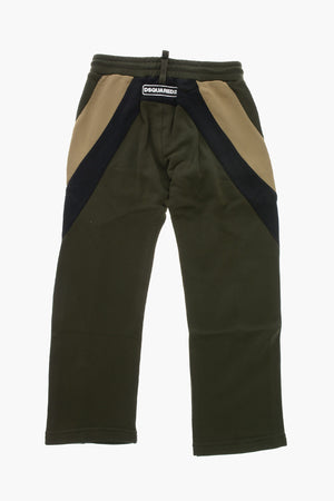 Cotton-and-Nylon Joggers with Drawstring Waist