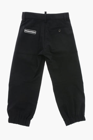 Schurwollhose Mit Einer Bundfalte Und Relieflogo