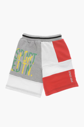 Shorts in Jersey SPORT EDITION con Design Color Block