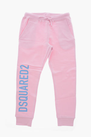 Joggers in Uni mit aufgedrucktem Logo