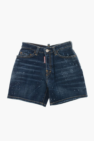 Denim Shorts Vintage Effect