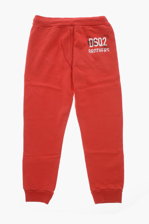 Einfarbige Joggers mit aufgedrucktem Logo