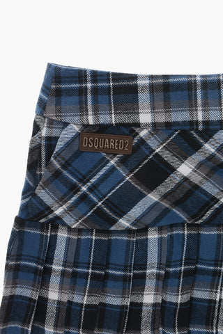 Rock aus Baumwollflanell im Plaidmuster