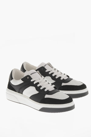 가죽 로우 스니커즈 BUMPER 투톤