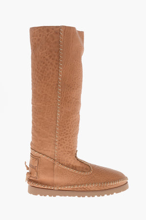 Stivali CAMPING In Pelle Effetto Vintage