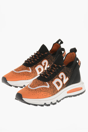 Sneakers Basse RUNDS2 In Tessuto Traforato Effetto Sfumato