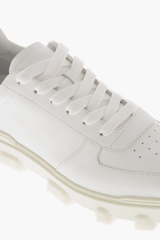 ICON 가죽 로우 스니커즈 BASKET 단색