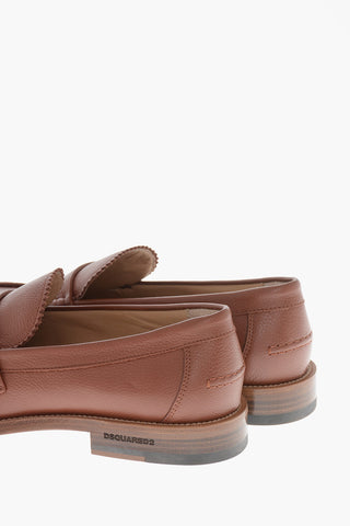 Mocassini Penny in Pelle Martellata