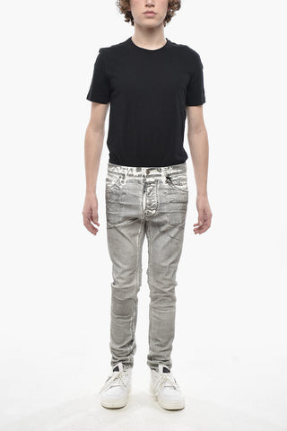 Pantalone 5 Tasche in Cotone Spalmato