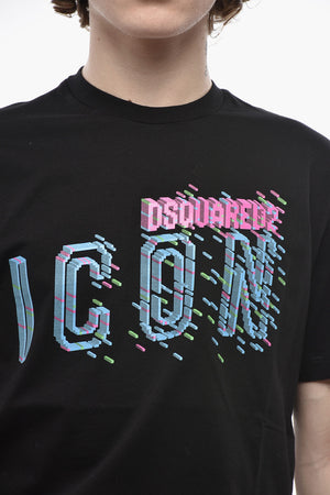 Rundhals-T-Shirt ICON aus Baumwolle