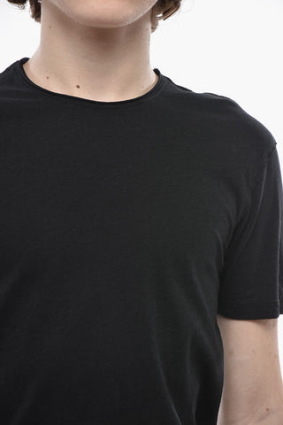 Regular Fit Crew Neck Solid-Color T-Shirt