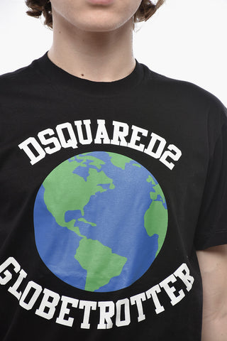 Rundhalsshirt aus Baumwolle GLOBETROTTER