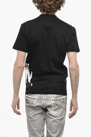 Rundhalsshirt aus Baumwolle ICON SKETCH
