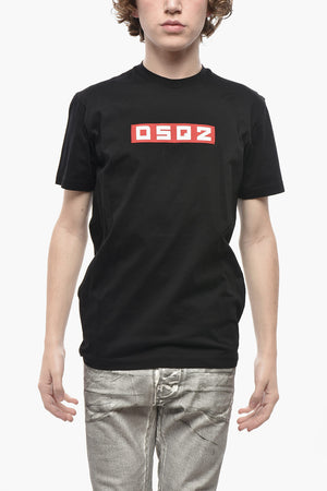 T-Shirt mit Rundhalsausschnitt DSQ2 mit Frontprint