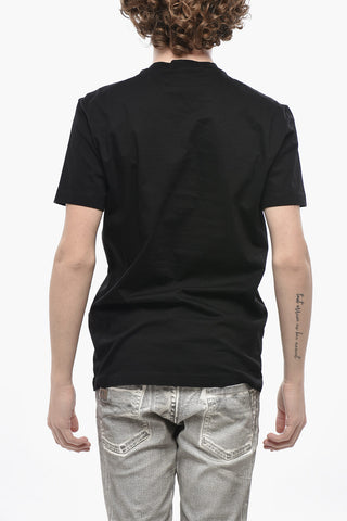T-Shirt mit Rundhalsausschnitt DSQ2 mit Frontprint
