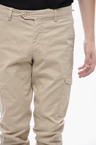 슬림핏 코튼 카고 팬츠