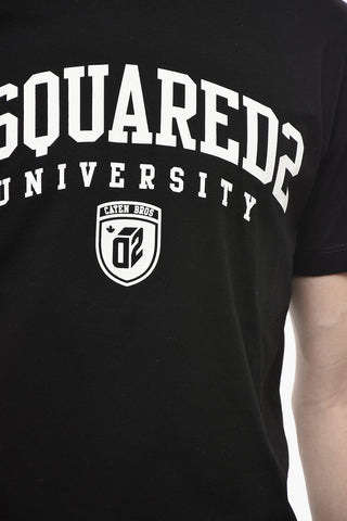 Cotton Crewneck T-Shirt D2 UNIVERSITY