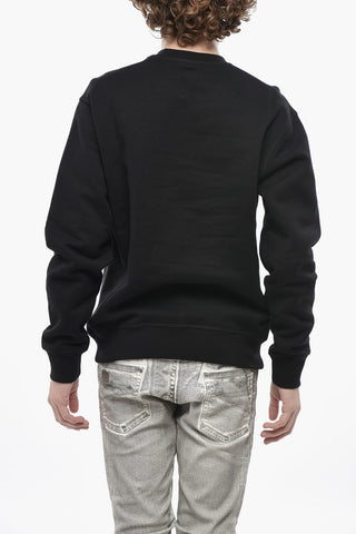 ICON Rundhalssweatshirt aus Baumwoll-Fleece COOL FIT mit Kontrastdruck