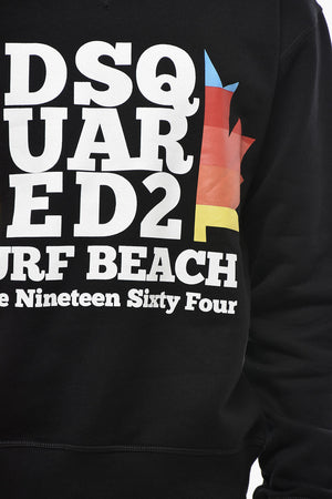 라운드 스웨트셔츠 SURF BEACH 프론트 프린트