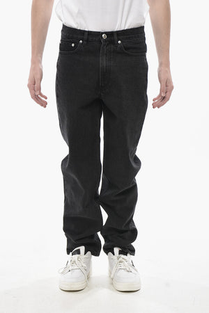 Jeans MARTIN Dark-Wash with Logo Button 17cm