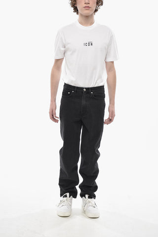 Jeans MARTIN Dark-Wash with Logo Button 17cm