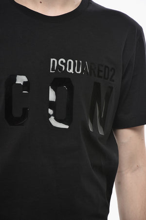 Crewneck T-Shirt ICON with Glossy Print