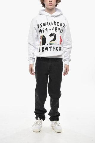 Hoodie aus gebürsteter Baumwolle 4EVER