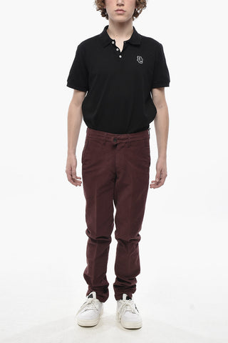 Slim Fit Hose aus weicher Baumwolle