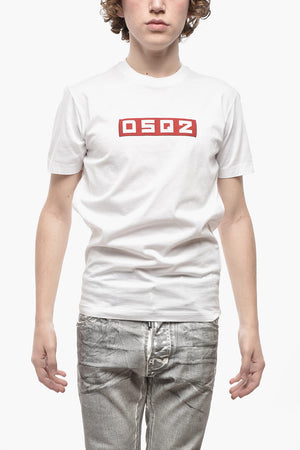 T-Shirt mit Rundhalsausschnitt DSQ2 mit Frontprint