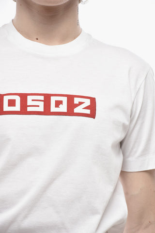T-Shirt mit Rundhalsausschnitt DSQ2 mit Frontprint