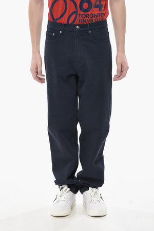 Jeans MARTIN Dunkel Gewaschen Mit Logo-Knopf 18cm