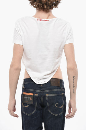 Crop Top IT'S A BOY in Cotone