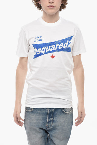 T-Shirt DEAN & DAN aus Baumwolle mit Print