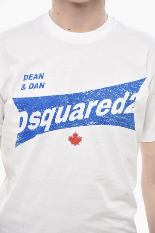 T-Shirt DEAN & DAN aus Baumwolle mit Print