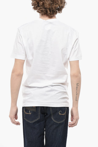 Rundhals-T-Shirt FADED ICON aus Baumwolle