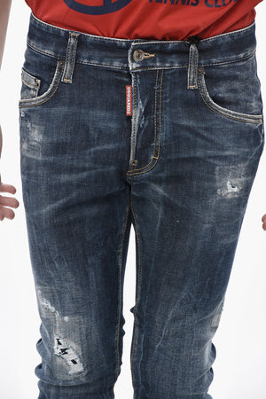 Stretch Denim Jeans SUPER TWINKY with Silver Buttons 13cm