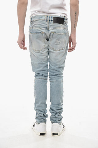 RIBBED SLIM MULTI-CUTS JEANS