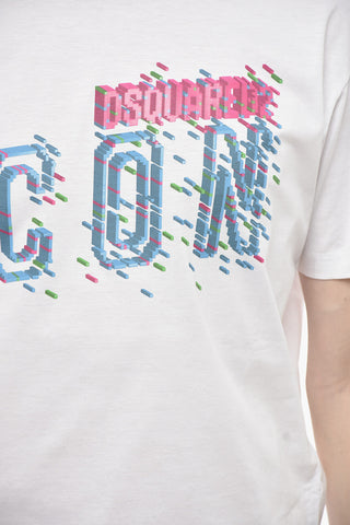 Rundhals-T-Shirt ICON aus Baumwolle